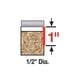 thumbnail image 4 of Broca Router Bit Diablo DR50102 con borde empotrado, 12,7 mm de diámetro, vástago de 6,35 mm, 4 of 5