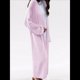 thumbnail image 4 of Suéteres Cárdigan Largos para Mujer, de Mohair, Abiertos Al Frente, de Punto Holgado y Holgado, Chaquetas de Abrigo de Moda para Otoño Rosa un Tamaño, 4 of 8