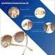 thumbnail image 5 of Gafas de Sol FEISEDY para Mujer, Oversize Cuadradas Polarizadas, 5 of 9