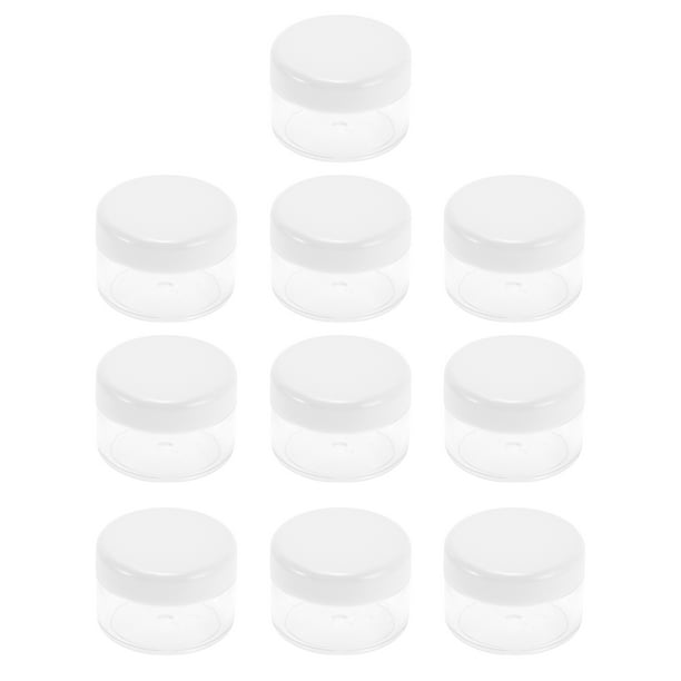 Tarro Cosmético de Viaje Portátil Único Bargains 10pcs para Cremas Líquidas 15g 0.51 Oz Blanco