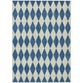 thumbnail image 2 of Addison Rugs Chantille Indoor/Outdoor Transitional Diamonds Navy Washable Rectangle Rug, 10' x 14', 2 of 6