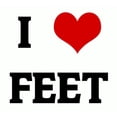 thumbnail image 2 of CafePress - I Love FEET Mug - 11 oz Ceramic Mug - Novelty Coffee Tea Cup, 2 of 3