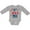 AC-Heather Grey, variant on Inktastic The 4th of July- Boys or Girls Long Sleeve Baby Bodysuit