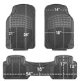thumbnail image 5 of Fh Group Juego Completo De Alfombrillas De Vinilo Antideslizantes, Recortables Y Resistentes Al Clima, Ajuste Universal Para Coches, Camiones Y Suv (Gris) F11306 + F16400, 5 of 5