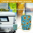 thumbnail image 6 of Yuyamidu Sunflower RV Electric Tongue Jack Cover, UV Resistant Tongue Trailer RV Jack Protective Head Cover Weatherproof RV Electric Tongue Jack Cover, Blue, 6 of 7