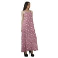 thumbnail image 3 of Moomaya Sleeveless Womens Cocktail Dresses Printed Rayon Plus Size Dress, 3 of 4