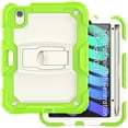 thumbnail image 3 of for iPad mini 6th Gen 8.3" 2021 Case with PET Screen Protector + Pencil Holder + Stand + Shoulder Strap | Heavy Duty Protection 3 Layer Silicone PC Case for iPad mini 6th Generation | Olivine+Beige, 3 of 9