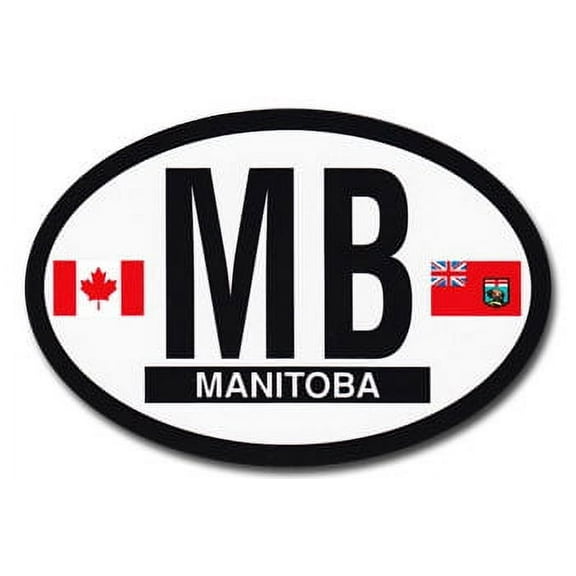 Manitoba Oval Decal