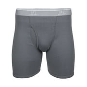 George Mens Regular Leg Boxer Briefs, 6-Pack