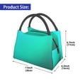 thumbnail image 2 of Rocae Turquoise Light Blue for Insulated Lunch Bag for Women Men,Large Lunch Box for for Work/Office/Picnic/Travel, 2 of 6