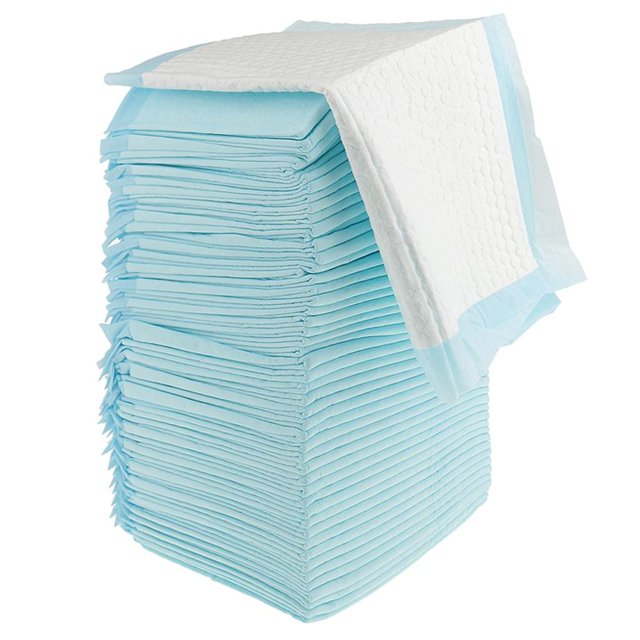 CNKOO Disposable Incontinence Bed Pads Mattress Protection Sheet 45 x 33cm Blue