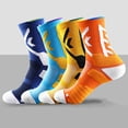 thumbnail image 3 of NIBOLOG Sport Sock Quick Dry Sweat Absorption Anti-scratch Professional Basketball Men Women Socks for Walking, 3 of 8