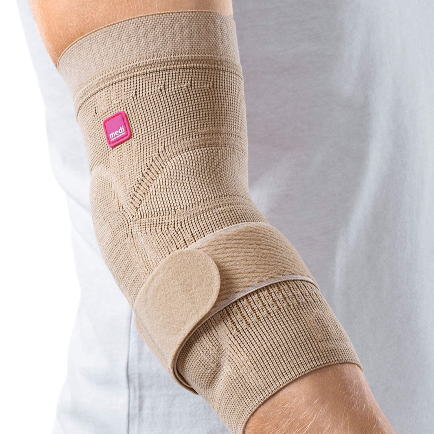 medi Epicomed Elbow Support w/Accu-Pressure Silicone Insert, II, Silver