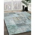 thumbnail image 3 of Ahgly Company Machine Washable Indoor Rectangle Contemporary Roman Silver Gray Area Rugs, 9' x 12', 3 of 7