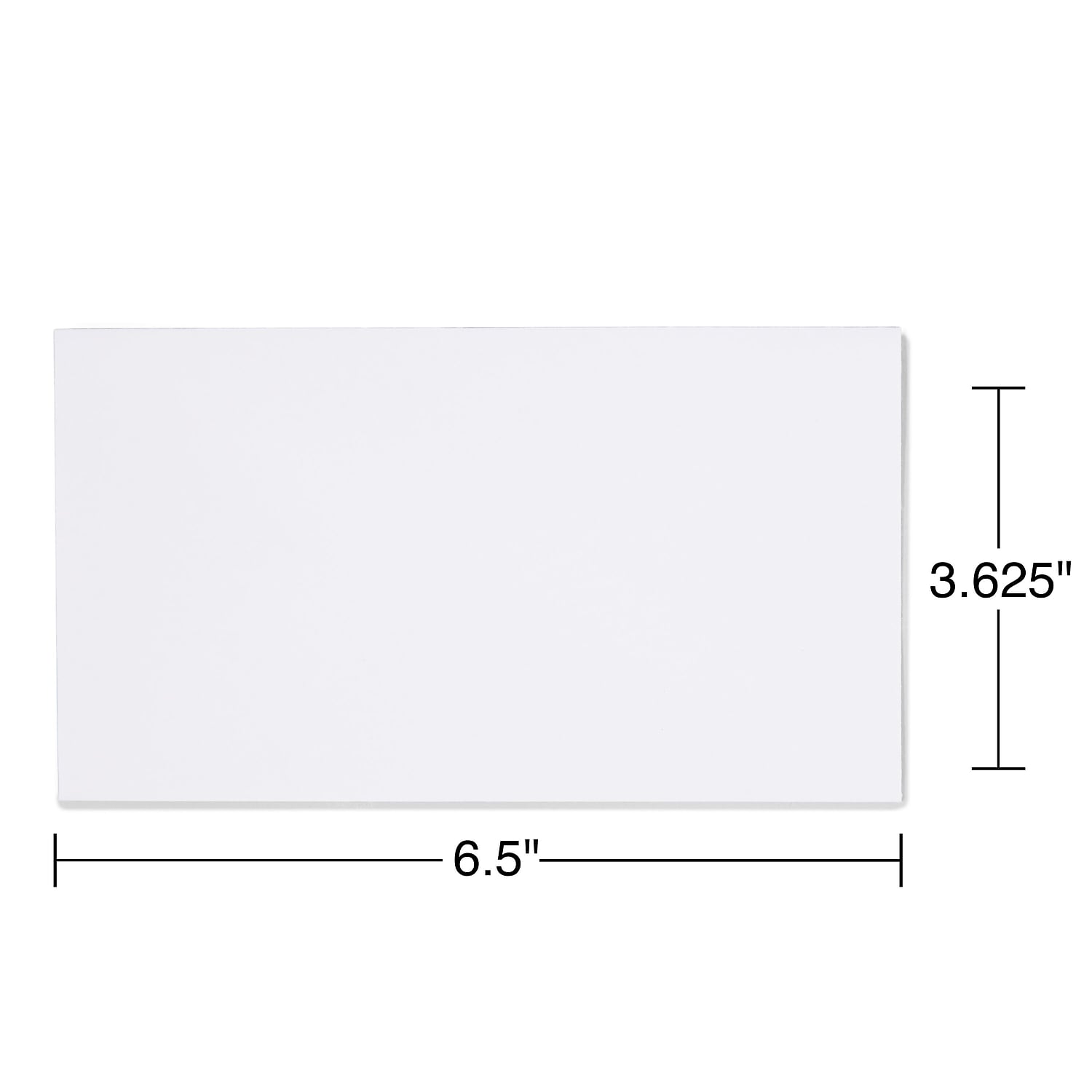 Staples Gummed #6 Business Envelopes 3 5/8" x 6 1/2" White 1000/Carton ST187005N-CCVS