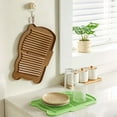 thumbnail image 6 of Kitchen Dish Drying Board, 13.78X10inch Countertop Dish Drain Board, Silicone Dish Drying Mat, Heat Resistant Kitchen Trivet Mat, Dish Rack Drip Tray Drain Board, Non-Slip Draining Trivet, 6 of 8