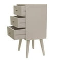 thumbnail image 3 of Decor Therapy Table d'Appoint FR8614, Taille: 15w 11.8d 27.5h, Blanc Brillant, 3 of 5