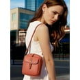 thumbnail image 2 of Urvashi Crossbody Bag, Tojoyride Crossbody Leather Bag, Vintage Double Layer Large Capacity Messenger Bag with Card Slot, 2 of 9