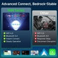 thumbnail image 5 of 9" Android 15 Stereo 4+64GB Car Radio for Toyota Prius 2010-2015 with Apple CarPlay/Android Auto/GPS Navi/Wi-Fi/BT 5.4/DSP/Backup Camera, 5 of 12