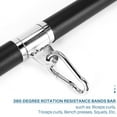 thumbnail image 4 of Multifunction Adjustable LAT Pull Down Bar Cable Machine Attachment for Home Gym Bench Press Squat Workout, 4 of 7