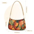thumbnail image 3 of FORMRS Womens Shoulder Bag with Chain Strap Clutch Purse Cute Tote Handbag, Colorful Leaves, 3 of 7