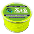 thumbnail image 2 of Reaction Tackle Hollow Core, 16 Strand Braided Fishing Line Hi Vis Yellow - 65LB / 500yds, 2 of 8