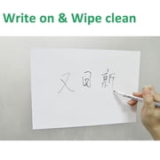 tooloflife 1/2/5Pcs Magic Whiteboard Wall Sticker Dry Erasable Paper Plain Reuasble Self Stick Sheets White