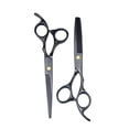 thumbnail image 1 of Juego de tijeras para cortar el cabello, 11 Uds., Kit profesional de tijeras para cortar el cabello con tijeras para cortar el cabello, 1 of 5