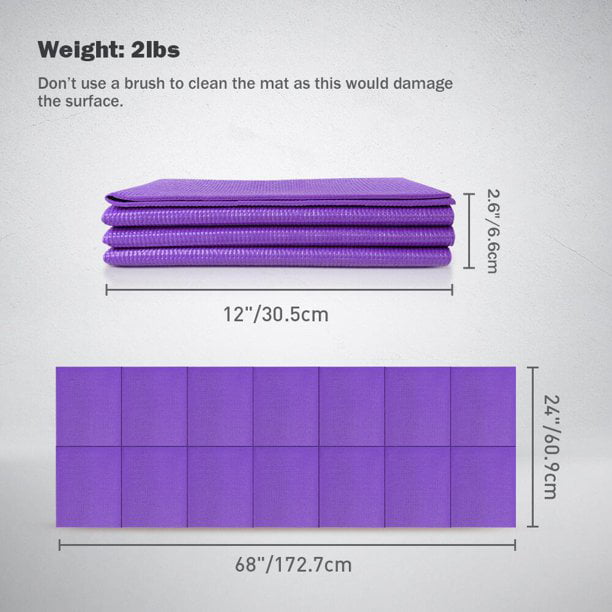 Purple/blue/pink/Grey Brand New X-Tone Yoga Mat  173cm x 61cm Non Slip 