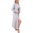 thumbnail image 2 of Moon Nite Women's Maxi Length Soft Robe Pajama with Waist Tie (Plus Size Available), 2 of 4