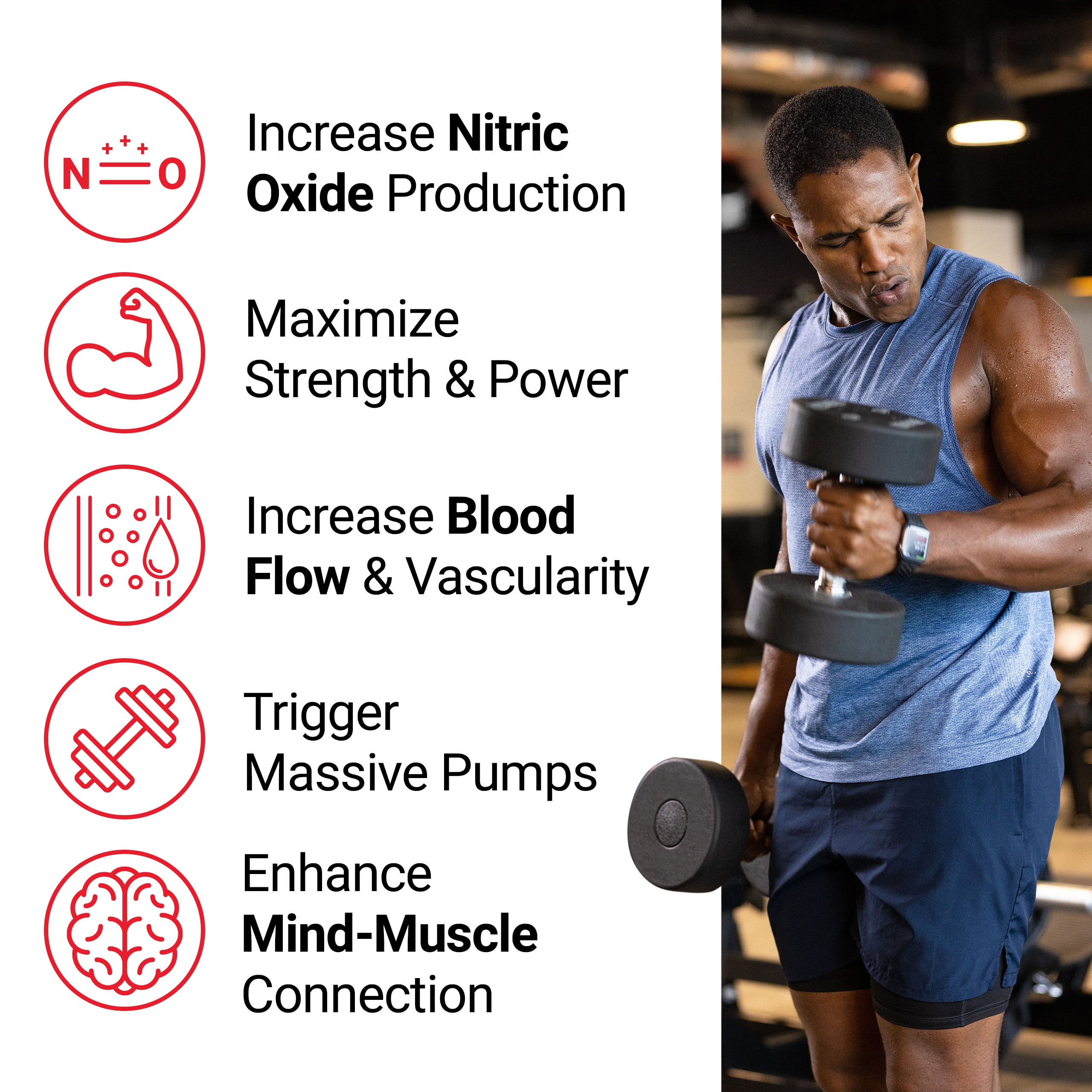 Force Factor VolcaNO Extreme, Pre Workout Nitric Oxide Booster for Blood Flow, Circulation, Strength, Muscle Pumps, Vascularity & Focus, 90 Tablets