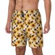 thumbnail image 1 of Fotbe Vintage Plaid Cute Sunflower Traje de Baño para Hombre – Shorts de Natación de Secado Rápido con Forro y Bolsillos-X-Large, 1 of 6