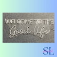 thumbnail image 4 of Shinelab Welcome To The Good Life Neon Sign, Custom Quote Wall Art Light, Text Home Wall Decor 01503, 4 of 4