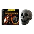 thumbnail image 1 of Ceramic Fire Pit Skull Party Ornament Skull Decor Prop for Haunted House Desktop, 1 of 1