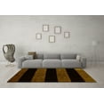 thumbnail image 3 of Ahgly Company Machine Washable Indoor Rectangle Abstract Yellow Modern Area Rugs, 8' x 10', 3 of 4