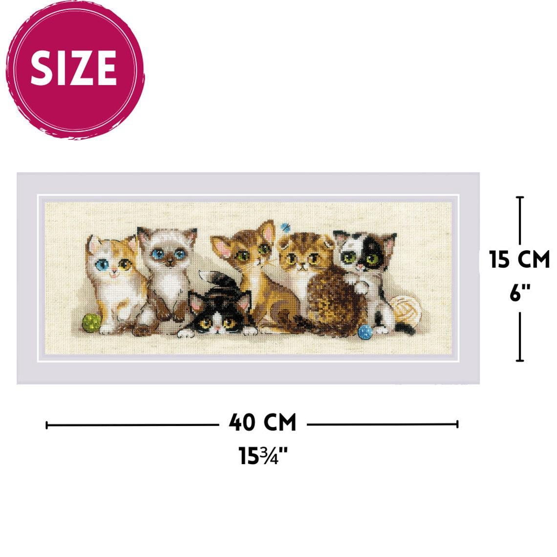 RIOLIS® Kittens Counted Cross-Stitch Kit