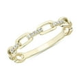 thumbnail image 1 of 0.15 Carat Excellent Round Cut Real Diamond Latest Design Engagement Band for Ladies Solid 14K Yellow Gold Size 7.5, 1 of 7