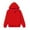 Red, variant on Utlike Boys Hoodies Sweatshirt Solid Color Long Sleeves Crewneck Hooded Pullover Basic Top For Kids Size 3 Years-4 Years