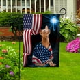 thumbnail image 3 of American Flag Chihuahua Dog Wearing Flag American Patriot Patriotic 4th of july House Flag, Double-Sided Decorative Outdoor Flag, Patriotic Polyester Yard Flag 29.5 x 39.5 in, 3 of 5