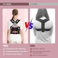thumbnail image 5 of Happydeer Posture Corrector Adjustable Breathable Men Women Students Back Support Shoulder Back Brace Anti-hunchback Correction Belt Strap, 5 of 13