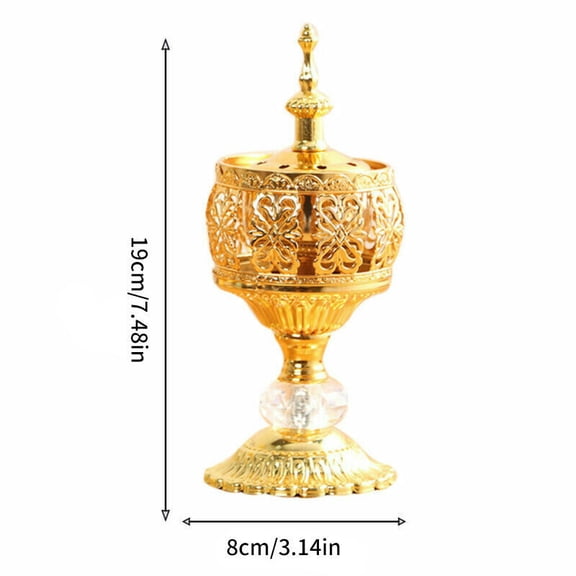 WEISIPU Arabian Incense Burner Holder Charcoal Bakhoor Burners Frankincense Incense Burner for Office Home Aroma Diffuser Censer