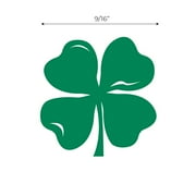 St. Patricks Day Four Leaf Clover 2000 Plus Self Inking Teacher Rubber Stamp - Green Ink