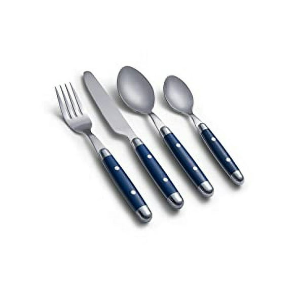 Cambridge Silversmiths, Blue, Jubilee 16-Piece Flatware Set, Service for 4