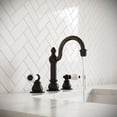 thumbnail image 3 of Water Creation 8.25" Lever Handles Brass Faucet in Brown/Bronze, 3 of 6