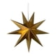 thumbnail image 4 of Adorno colgante decorativo de estrella grande 3D para casa de vacaciones Oro, 4 of 9