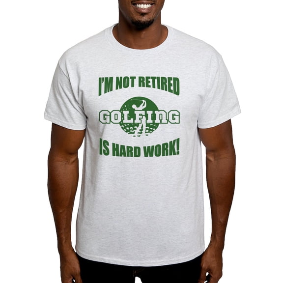 CafePress - Retired Golf Lover Light T Shirt - Light T-Shirt - CP