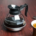 thumbnail image 5 of TrueCraftware- 64 oz. Coffee Decanter Stainless Steel Base Polycarbonate Body with Black Plastic Handle Commercial Grade- Coffee Carafe Easy Pour Coffee Decanter Perfect for Cafes Home and Restaurant, 5 of 7
