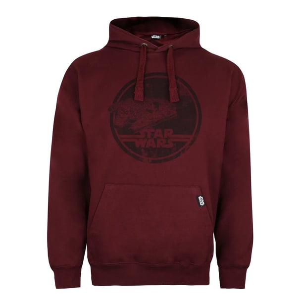 Star Wars - Sudadera Millennium Falcon para Hombre (Burdeos)