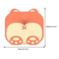 thumbnail image 2 of Cute Cartoon Floor Drain Cover Multifunctional Sealed Drain Filter Shield Practical Sewer Outfall Accessories(Orange), 2 of 3