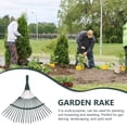 thumbnail image 4 of FONDOTIN Ergonomic Handle Garden Rake Stainless Steel Multi-Purpose for Home, 4 of 6